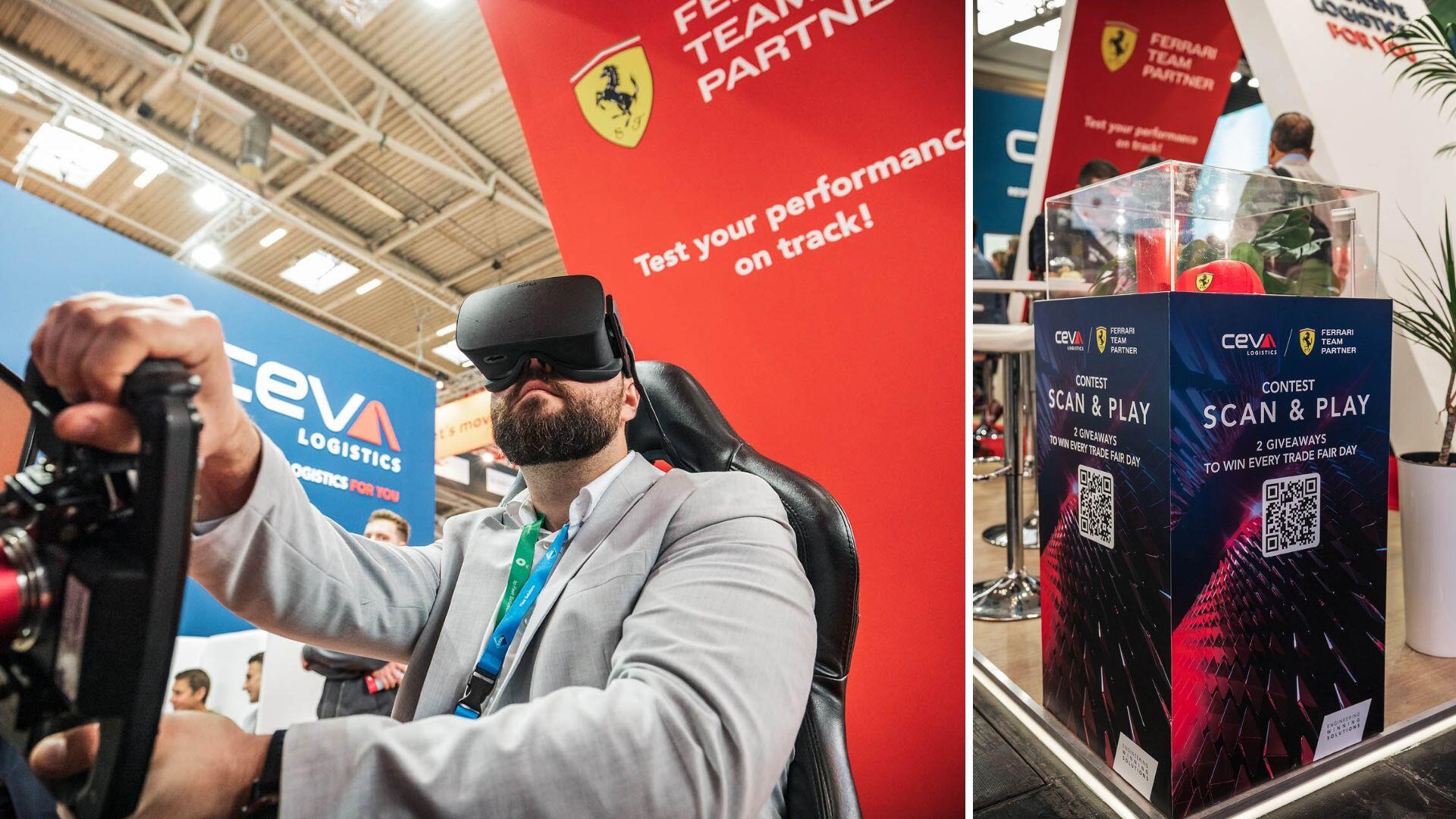 Ferrari Experience at DER-Trans Logistics Booth, Transport Logistics Munich